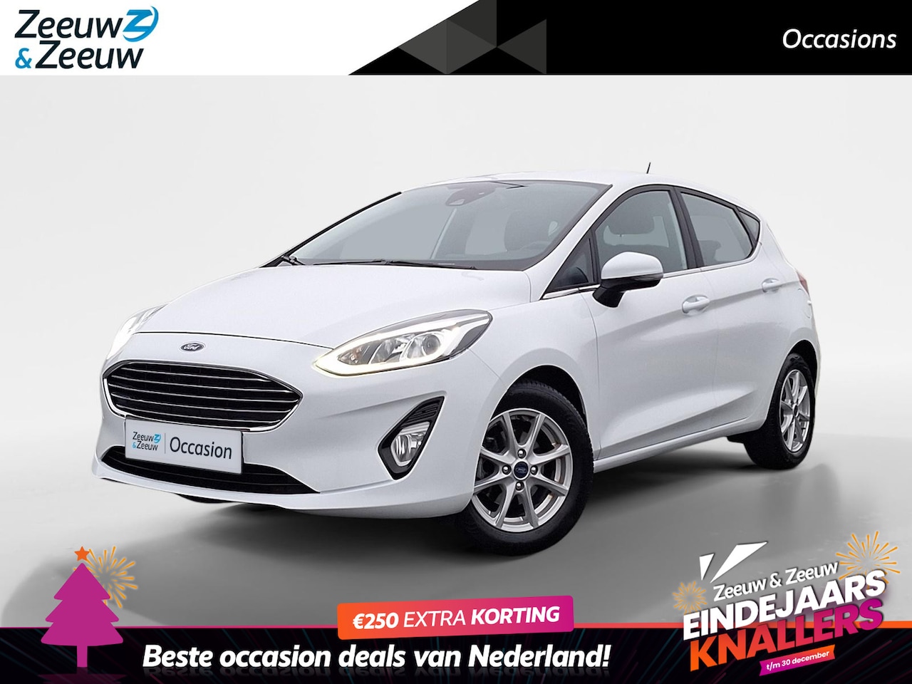 Ford Fiesta - 1.0 EcoBoost Titanium | Climate Control | Parkeersensoren | Apple CarPlay/ Android Auto | - AutoWereld.nl