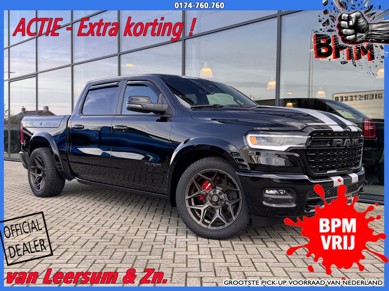Dodge Ram Pick Up - Limited XXL | Pano | H&K | 22" | Flares | Passenger screen - AutoWereld.nl