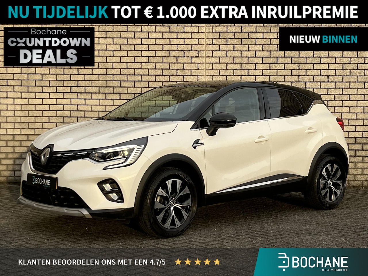 Renault Captur - 1.0 TCe 90 Techno | Achteruitrijcamera | Navigatie | Apple CarPlay / Android Auto | Parkee - AutoWereld.nl