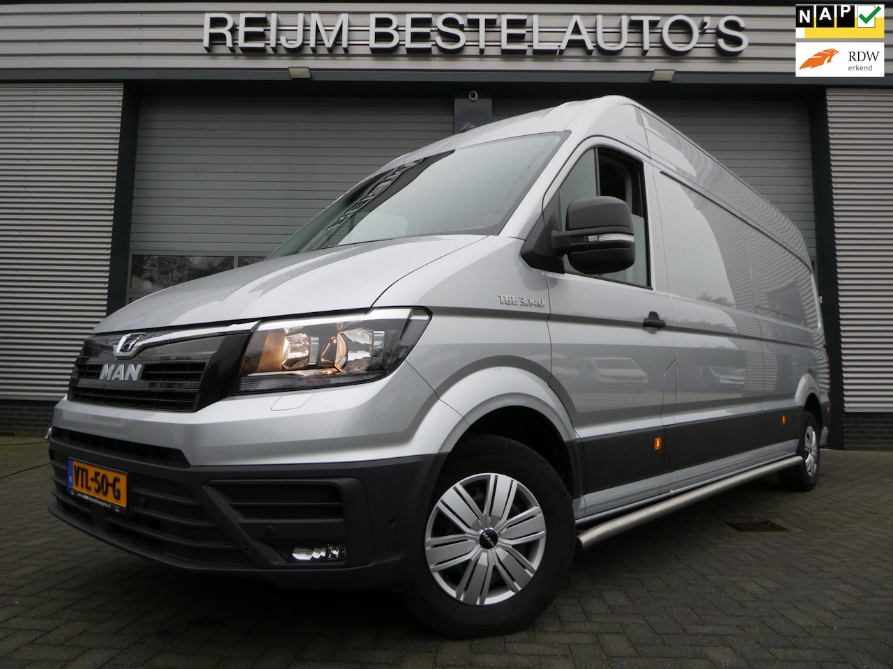 MAN TGE - 35 2.0tdi 140pk, L4H3, Automaat, Airco, Apple CarPlay, Camera, 3-Zits. - AutoWereld.nl