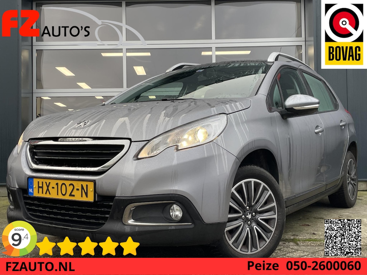 Peugeot 2008 - 1.2 PureTech Active Automaat - Navigatie - Cruise Control - AutoWereld.nl