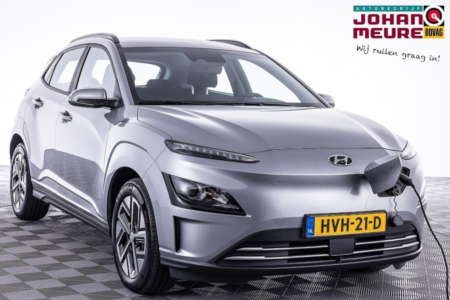 Hyundai Kona Electric - EV Fashion 39 kWh | SOH 100% | 3 Fase | CARPLAY | ECC | VELGEN - AutoWereld.nl