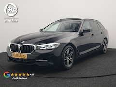 BMW 5-serie Touring - 530e Executive Plug In Hybrid 293pk Dealer O.H. PHEV | Panodak | 360 Camera | Lederen Spor