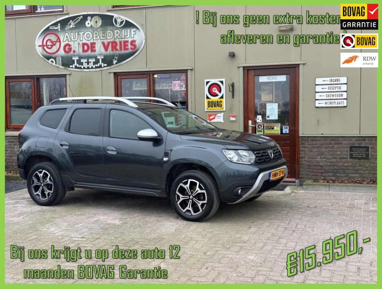 Dacia Duster - 1.3 TCe Prestige - Prijs inclusief 12 maanden BOVAG-garantie en afleveren – - AutoWereld.nl