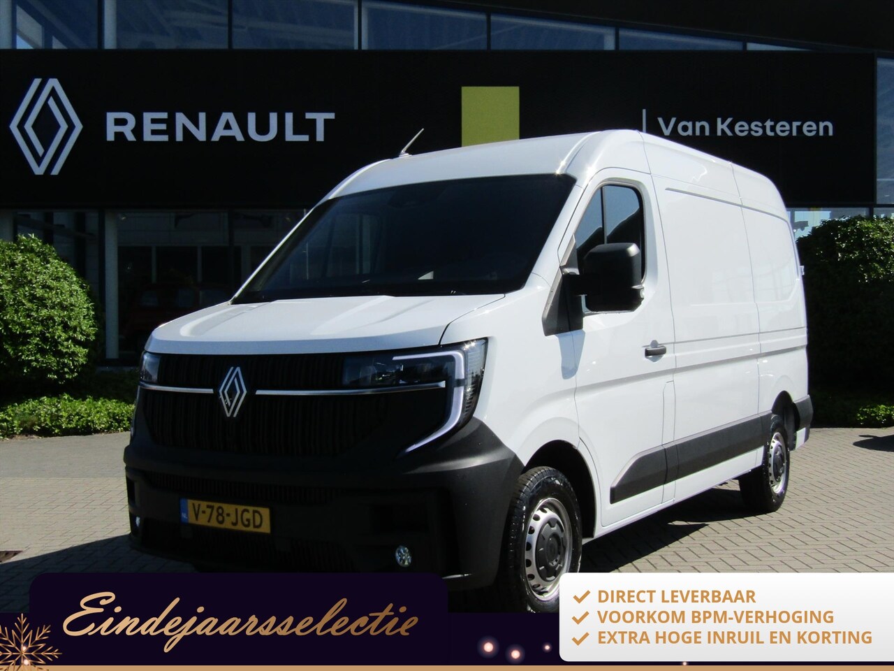 Renault Master - GB Blue dCi 150pk L2H2 T35 Advance/Armsteun/Camera/Navigatie/Clima/BPM Vrij!! - AutoWereld.nl