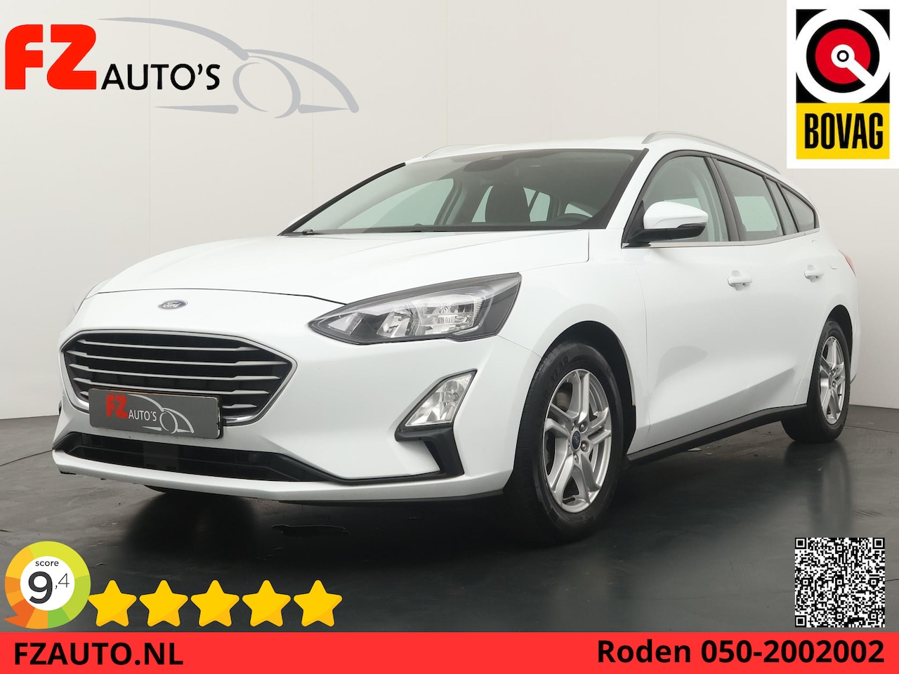 Ford Focus Wagon - 1.0 EcoBoost Hybrid Trend Edition Business - Navigatie - Trekhaak - Airconditioning - AutoWereld.nl