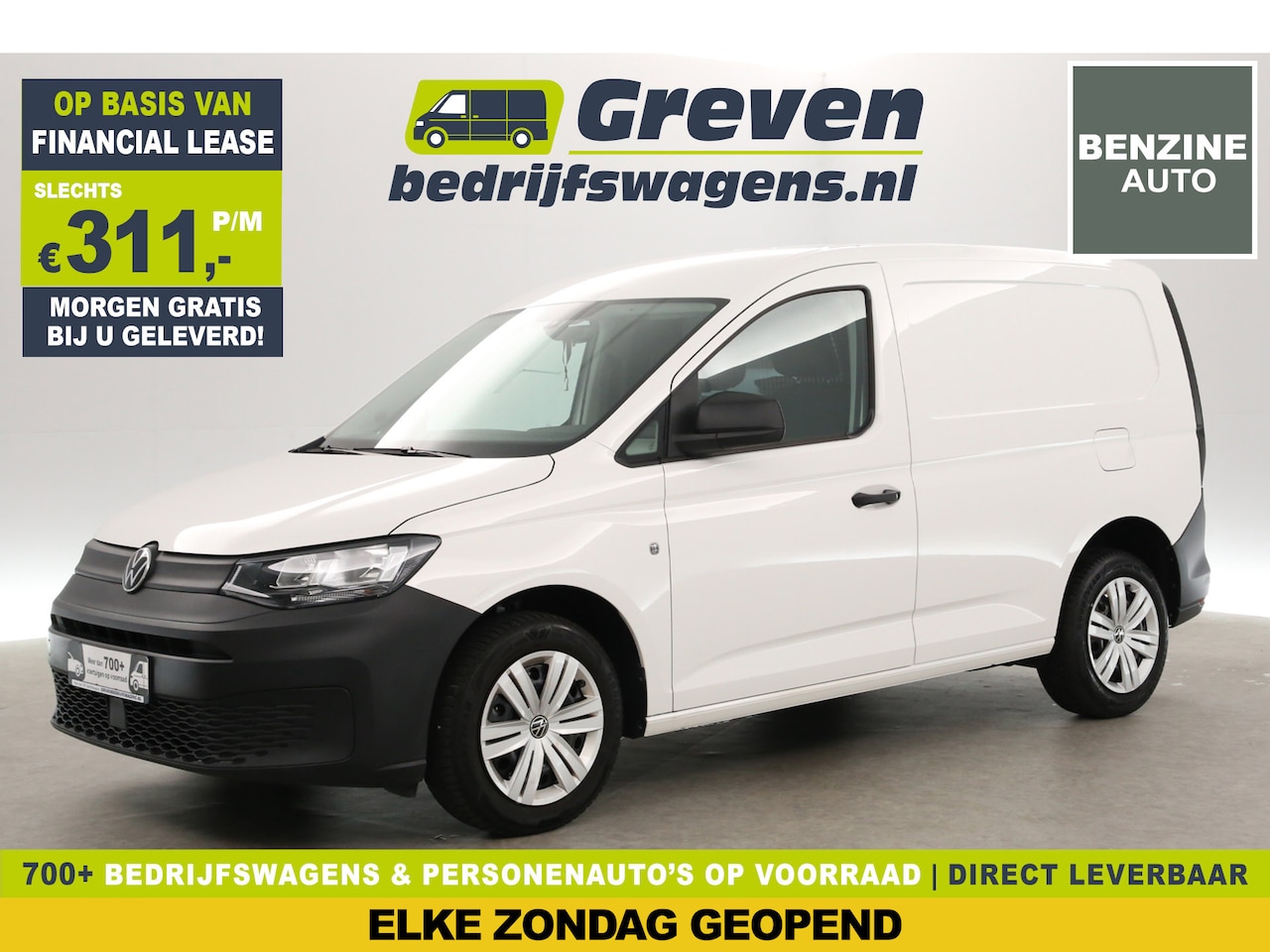 Volkswagen Caddy Cargo - 1.5 TSI | Benzine | Clima | Cruise | Parkeersens. | Elektrpakket. - AutoWereld.nl