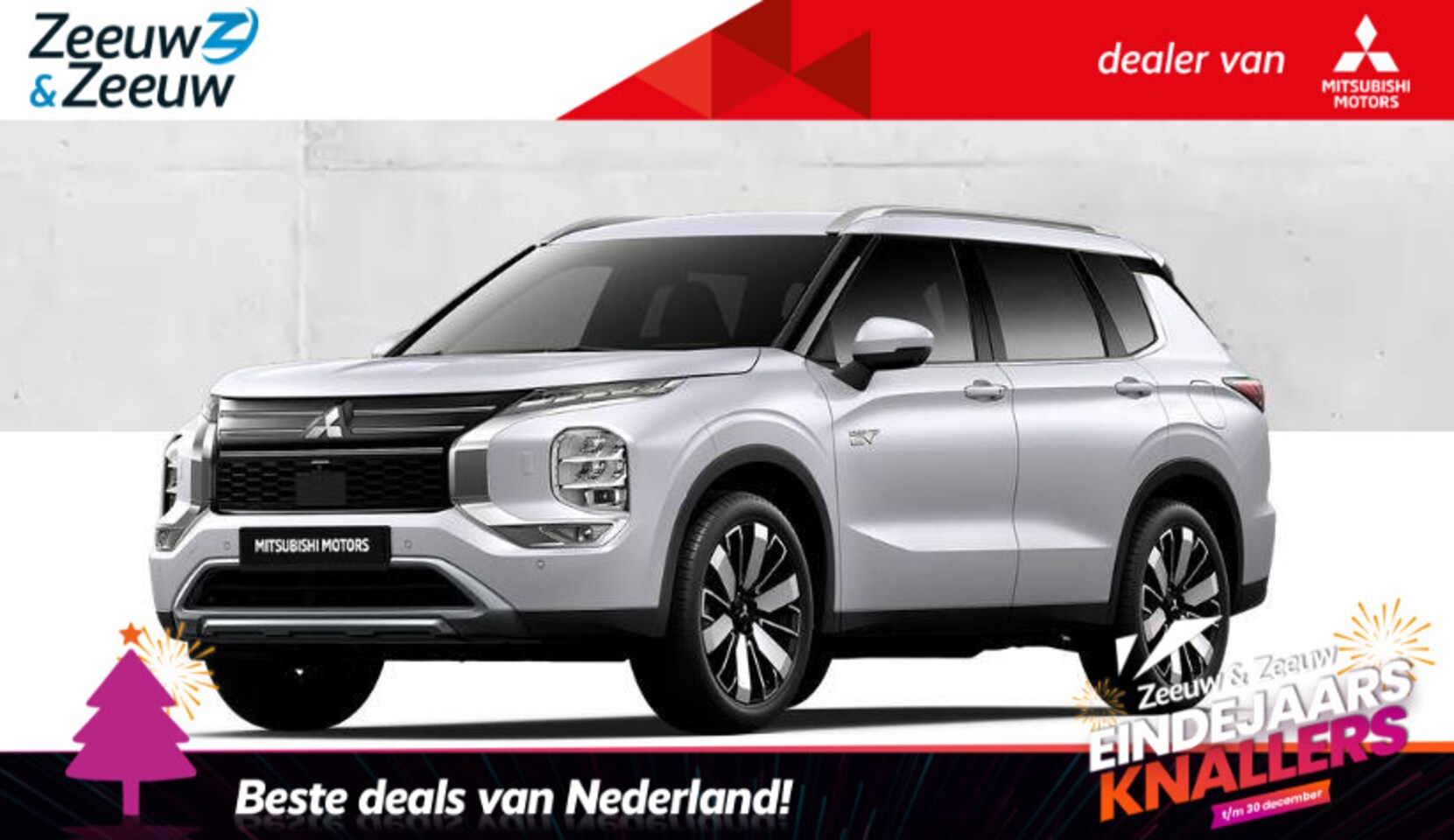 Mitsubishi Outlander - 2.4 PHEV Instyle € 6.000 + € 500 euro Accessoire cheque|  8 jaar garantie |Snel leverbaar| - AutoWereld.nl