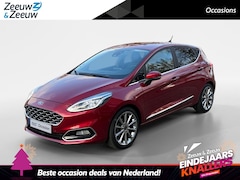 Ford Fiesta - 1.0 EcoBoost Hybrid Vignale | LEDER | NAVI | STOEL/STUUR VERWARMING | TREKHAAK | 1 JAAR GA