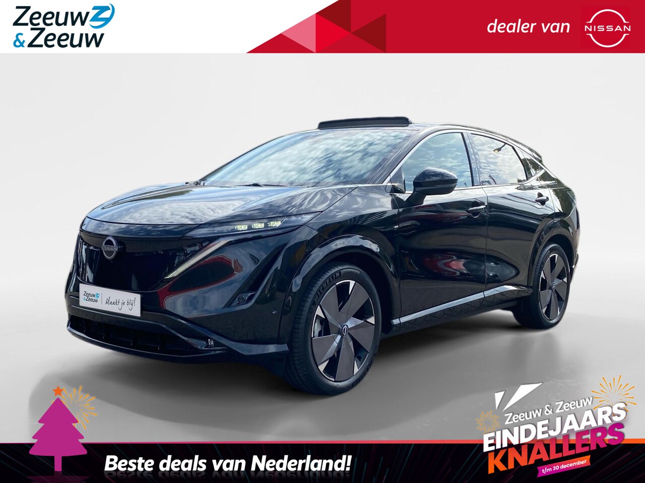Nissan Ariya - Evolve 91 kWh | €5 .000,- voorraad korting inclusief inruilpremie | Navigatie | Apple Carp - AutoWereld.nl