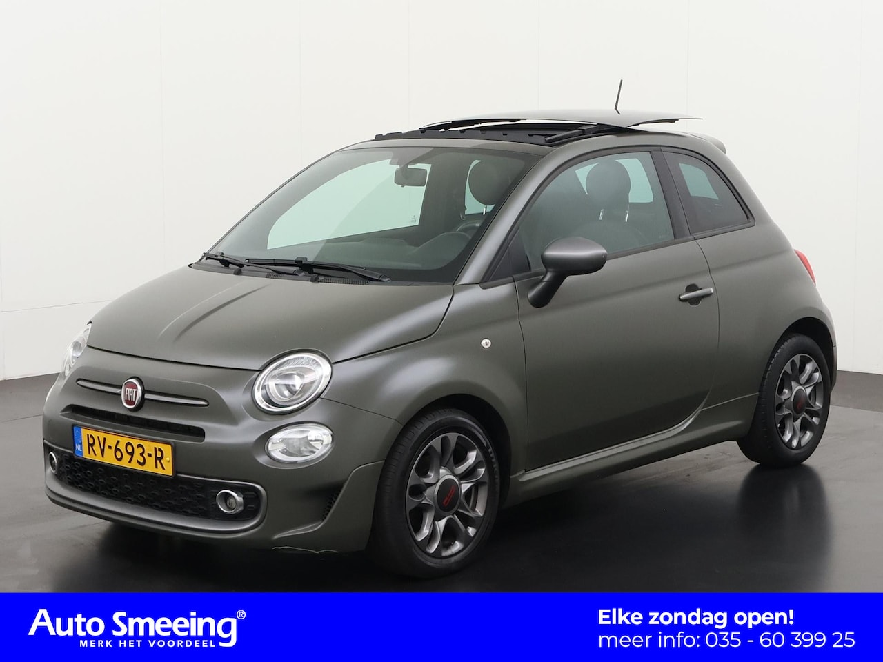 Fiat 500 - 0.9 TwinAir Turbo Sport | Schuifdak | Navigatie | Apple/Android Carplay | Zondag Open! - AutoWereld.nl