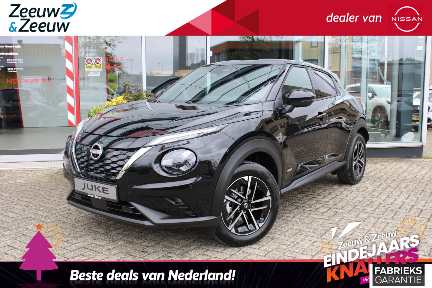 Nissan Juke - 1.6 Hybrid N-Connecta 143PK AUTOMAAT € 600,- inruilpremie| Parkeersensoren voor en achter - AutoWereld.nl