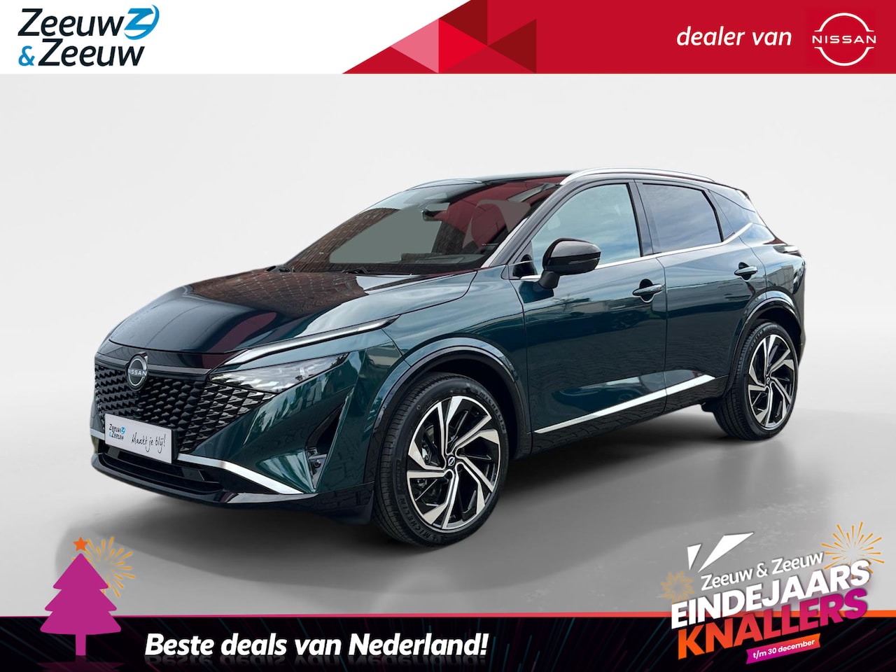 Nissan Qashqai - 1.3 MHEV Xtronic Tekna Plus | €3.000,- Korting | Panoramadak | Keyless | Parelmoer | Stoel - AutoWereld.nl