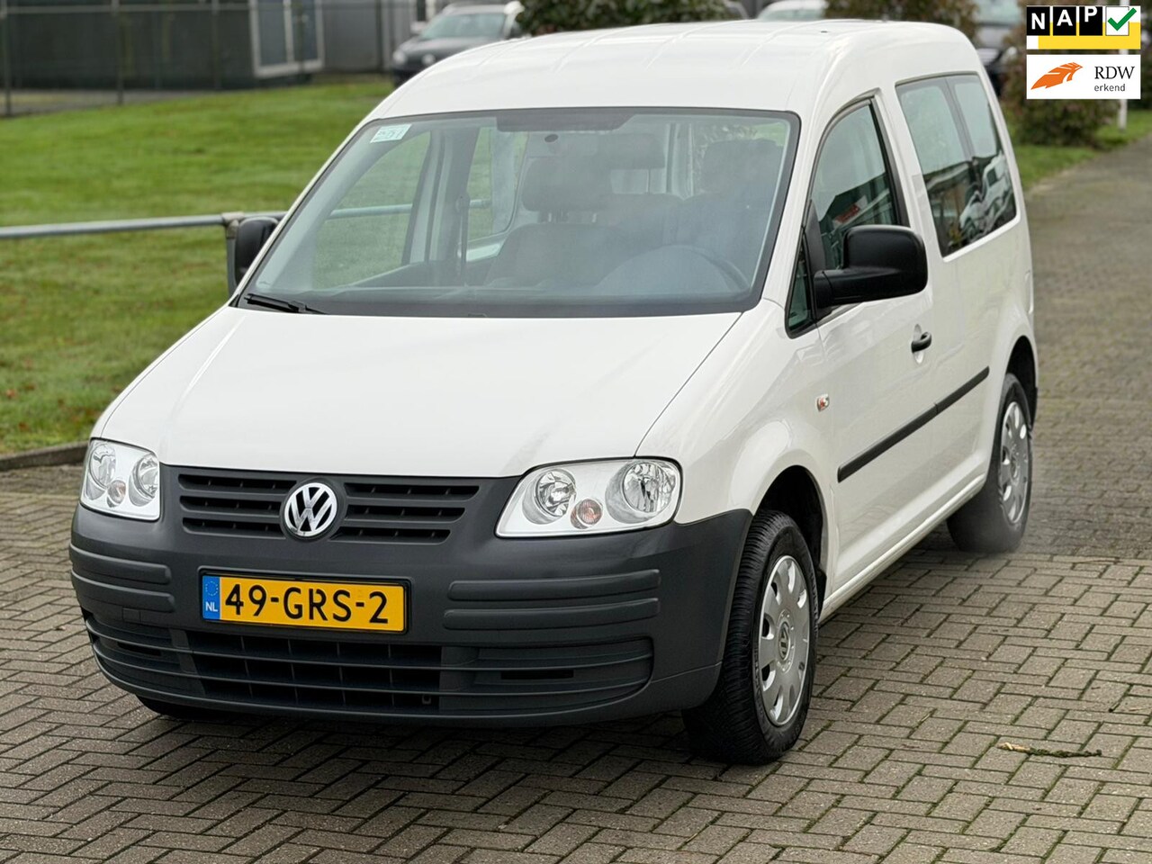 Volkswagen Caddy - 2.0 EcoFuel Optive 5p. airco nette auto - AutoWereld.nl