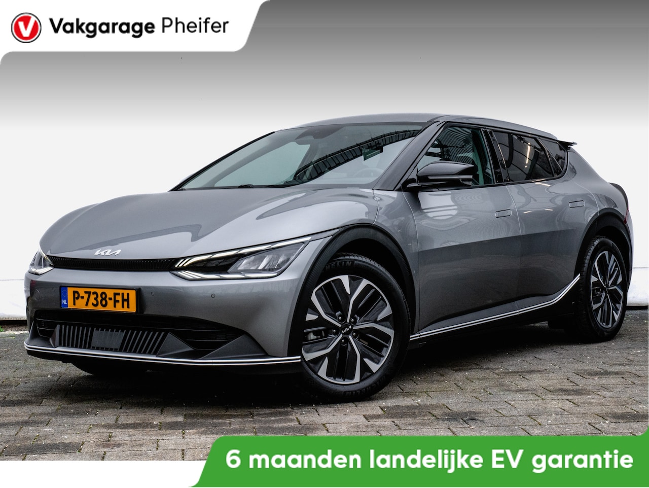 Kia EV6 - Air 58 kWh Trekhaak/ Leer/ Stoel-stuurverwarming/ Blindspot/ Camera/ Navigatie/ Carplay/ D - AutoWereld.nl