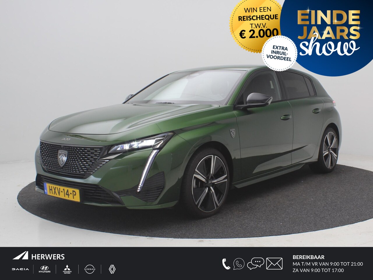 Peugeot 308 - 1.6 Plug-in Hybrid 180 GT Automaat / Dealer onderhouden / Trekgewicht 1.500kg / Navigatie - AutoWereld.nl