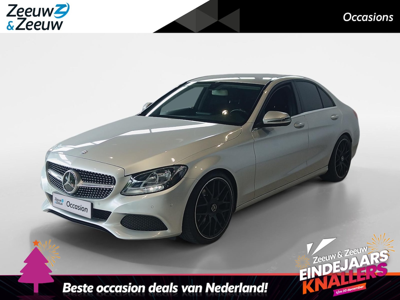 Mercedes-Benz C-klasse - 180 Ambition | 19' velgen AMG | Burmester speakers | Stoelverwarming | Parkeersensoren | M - AutoWereld.nl