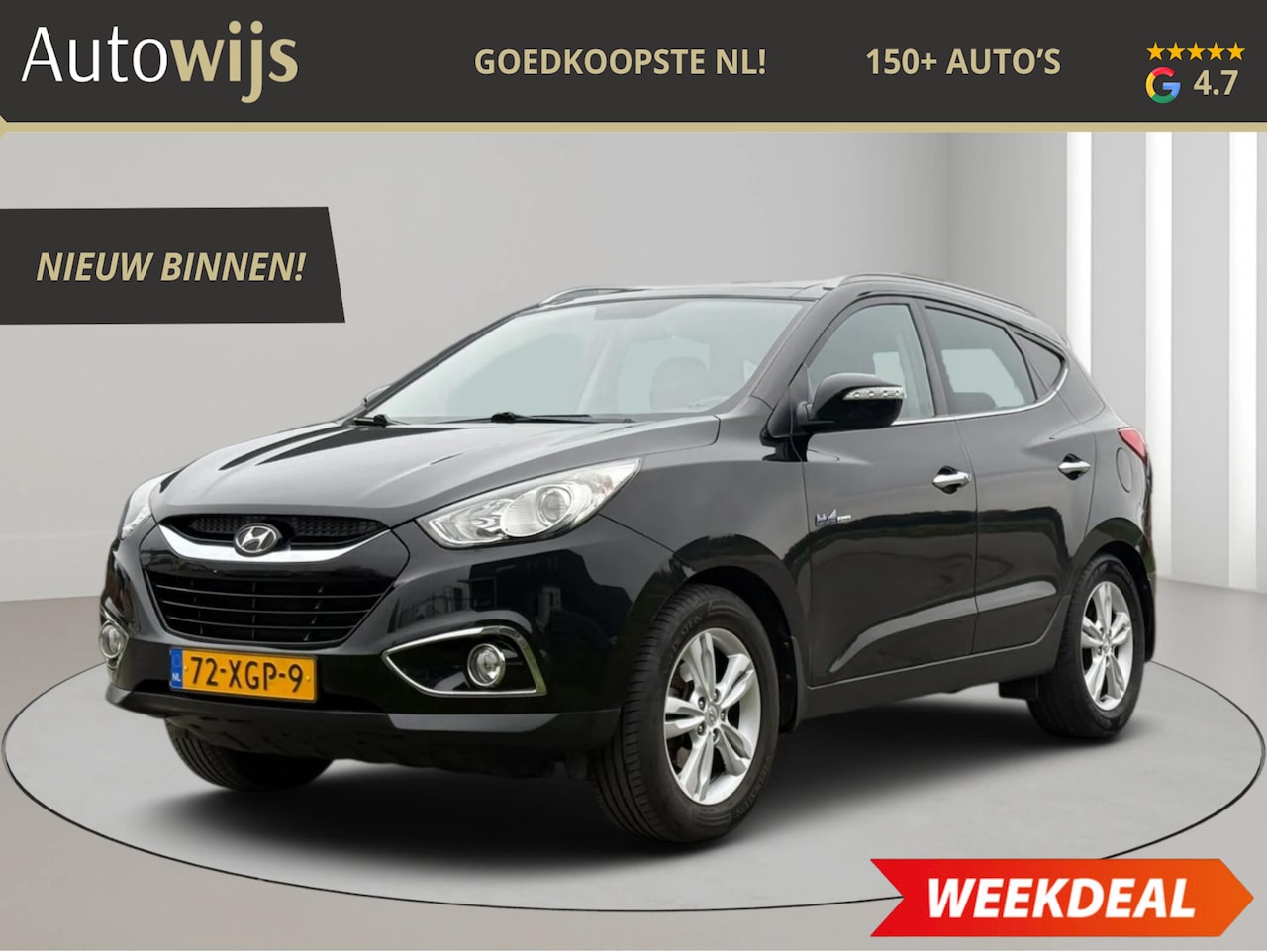 Hyundai ix35 - 1.6i GDI Style|XENON|Trekhaak|HALF LEDER|CLIMA|NL AUTO - AutoWereld.nl