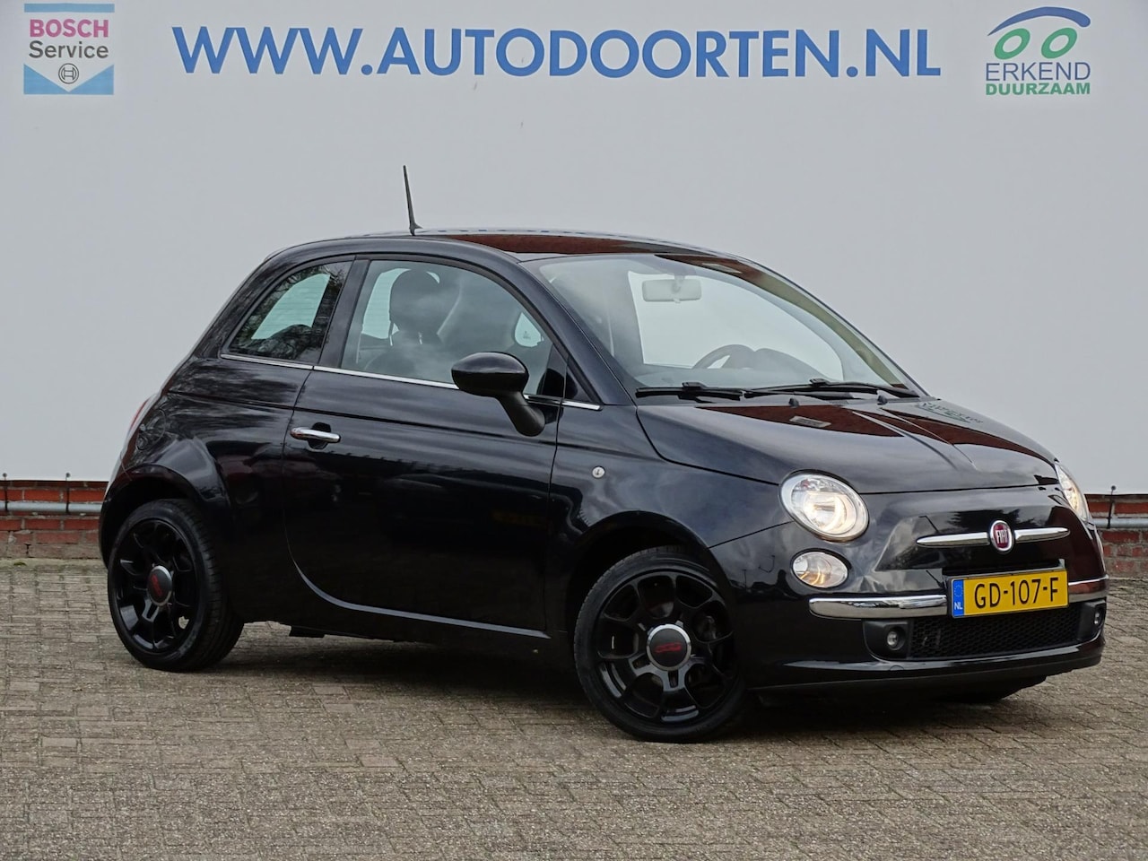 Fiat 500 - 0.9 TwinAir Turbo Lounge|Leder|Stoelverwarming|Clima - AutoWereld.nl
