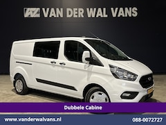 Ford Transit Custom - 2.0 TDCI 131pk L2H1 Dubbele Cabine Euro6 Airco | 6-Zits | Navigatie | LED | Apple Carplay