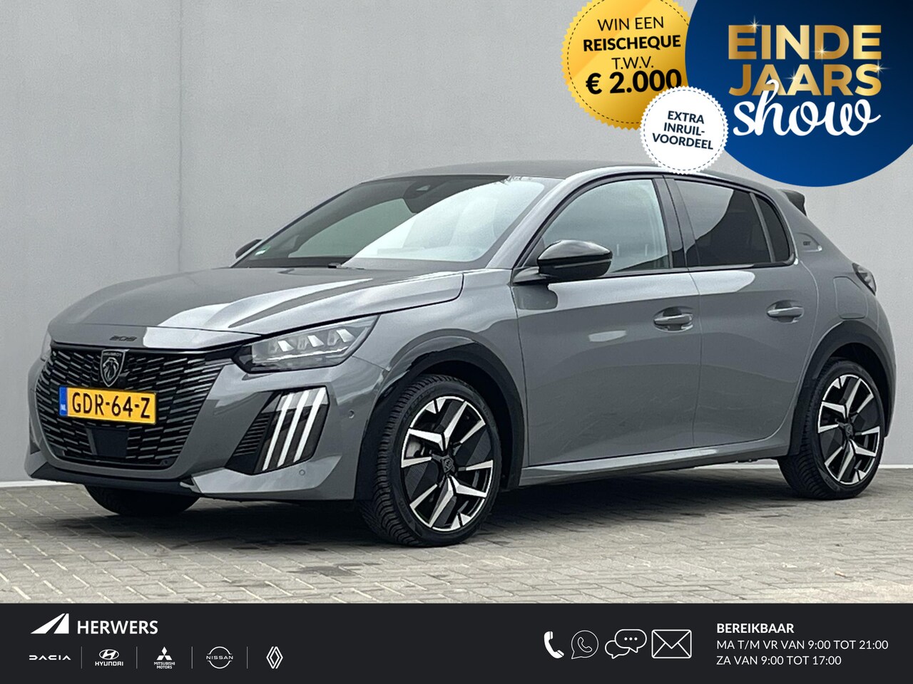 Peugeot 208 - Hybrid 136 e-DCS6 GT / Adaptieve Cruise Control / Navigatie-pakket / Parkeersensoren Voor - AutoWereld.nl