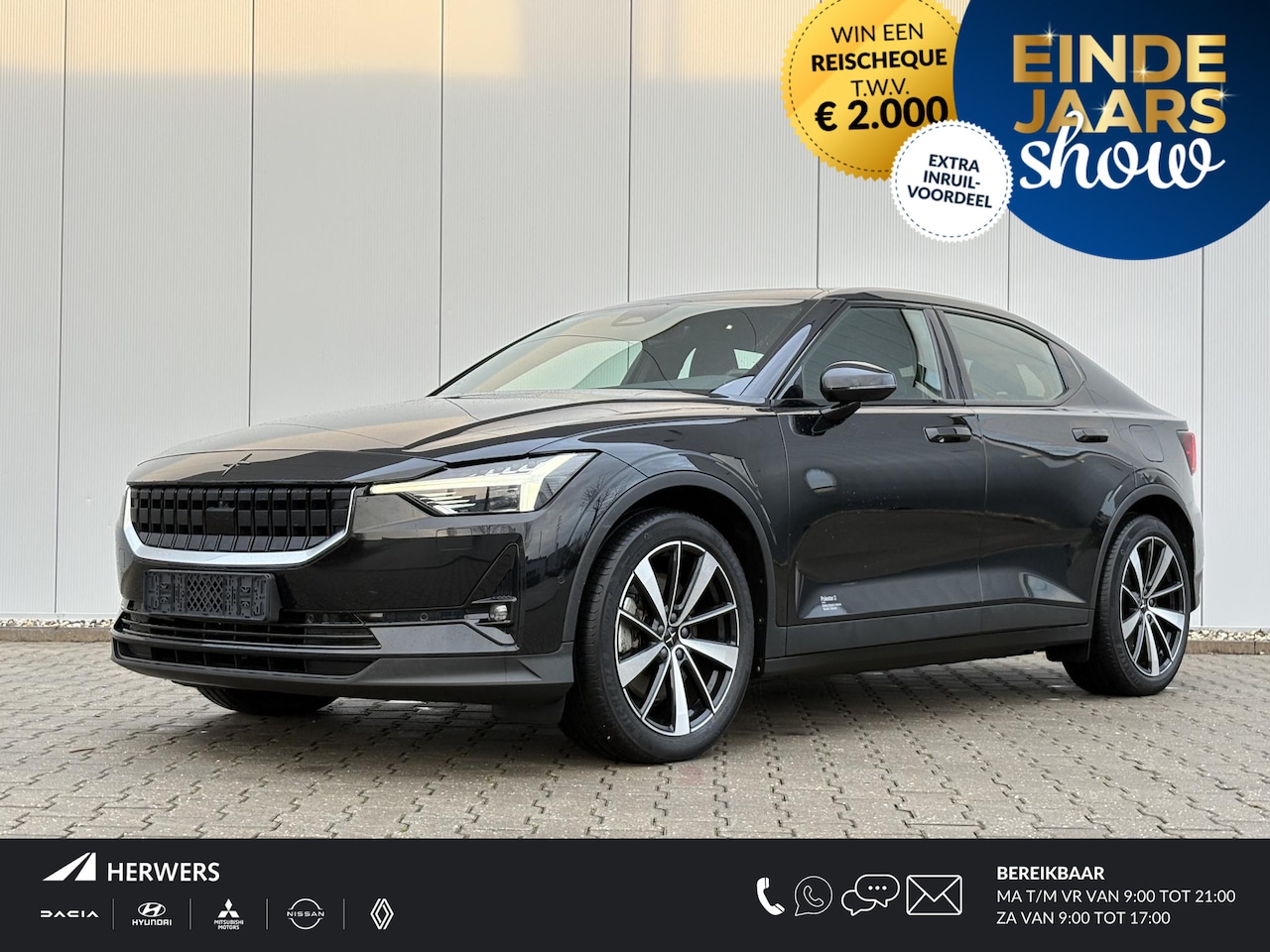 Polestar 2 - Long Range Dual Motor Launch Edition 78kWh / 408 PK / Soh 96%/ Panorama Glasdak / Elektris - AutoWereld.nl