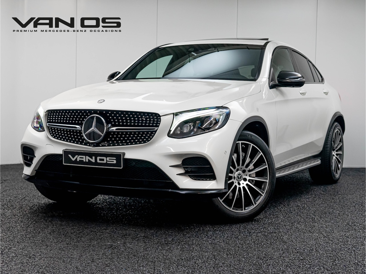 Mercedes-Benz GLC-klasse Coupé - GLC 250 d 4MATIC AMG | Night | Burmester | Leer | Keyless - AutoWereld.nl