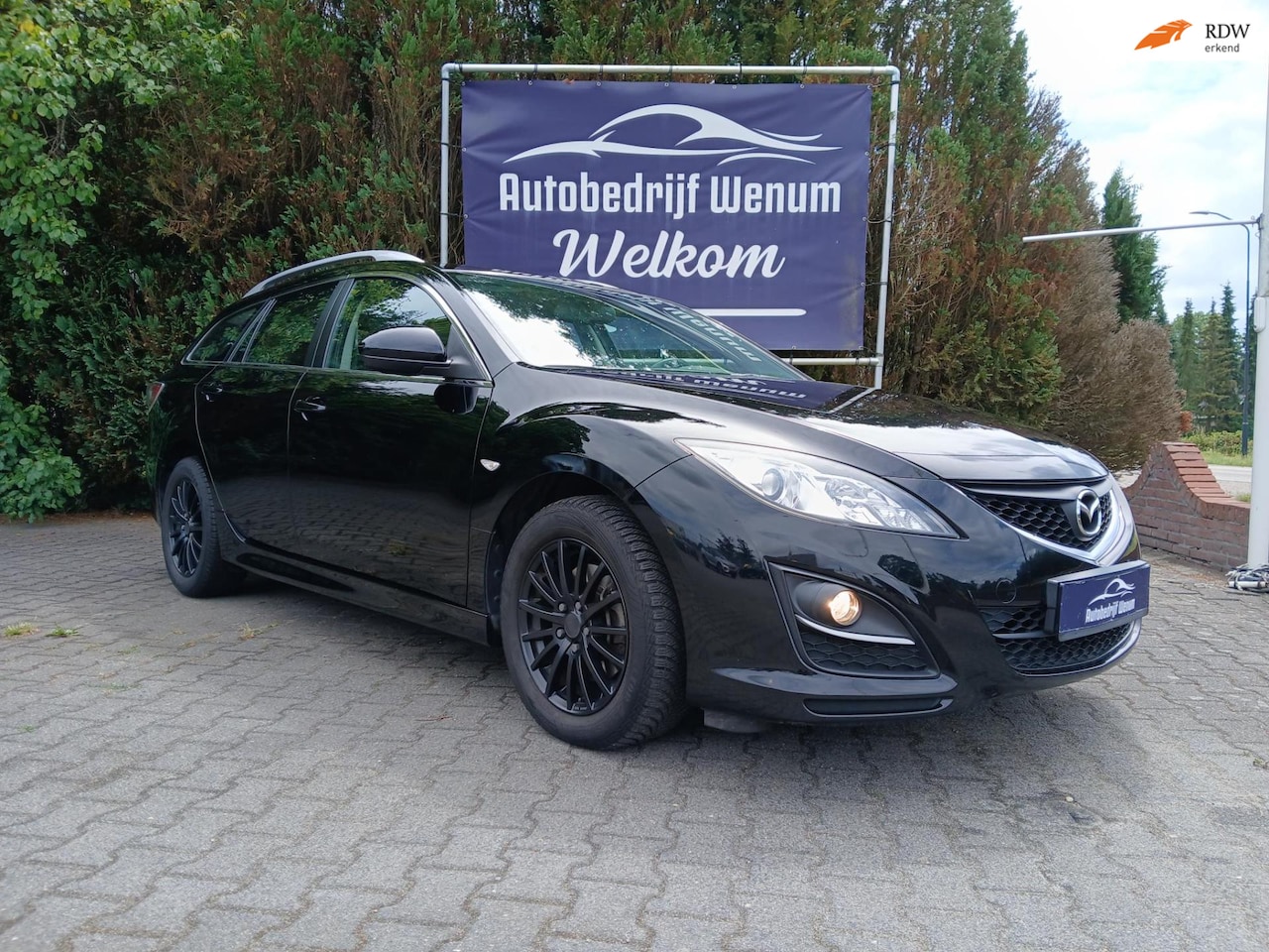 Mazda 6 Sportbreak - 1.8 GTM line, Black Edition, Navi, LM velgen, Afkomstig van de eerste eigenaar - AutoWereld.nl
