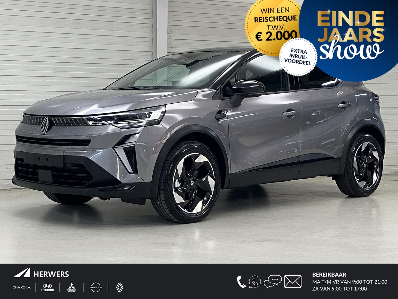 Renault Captur - 1.8 E-Tech full hybrid 160 Techno / NIEUW / Direct leverbaar / Camera / Apple carplay & Ai - AutoWereld.nl