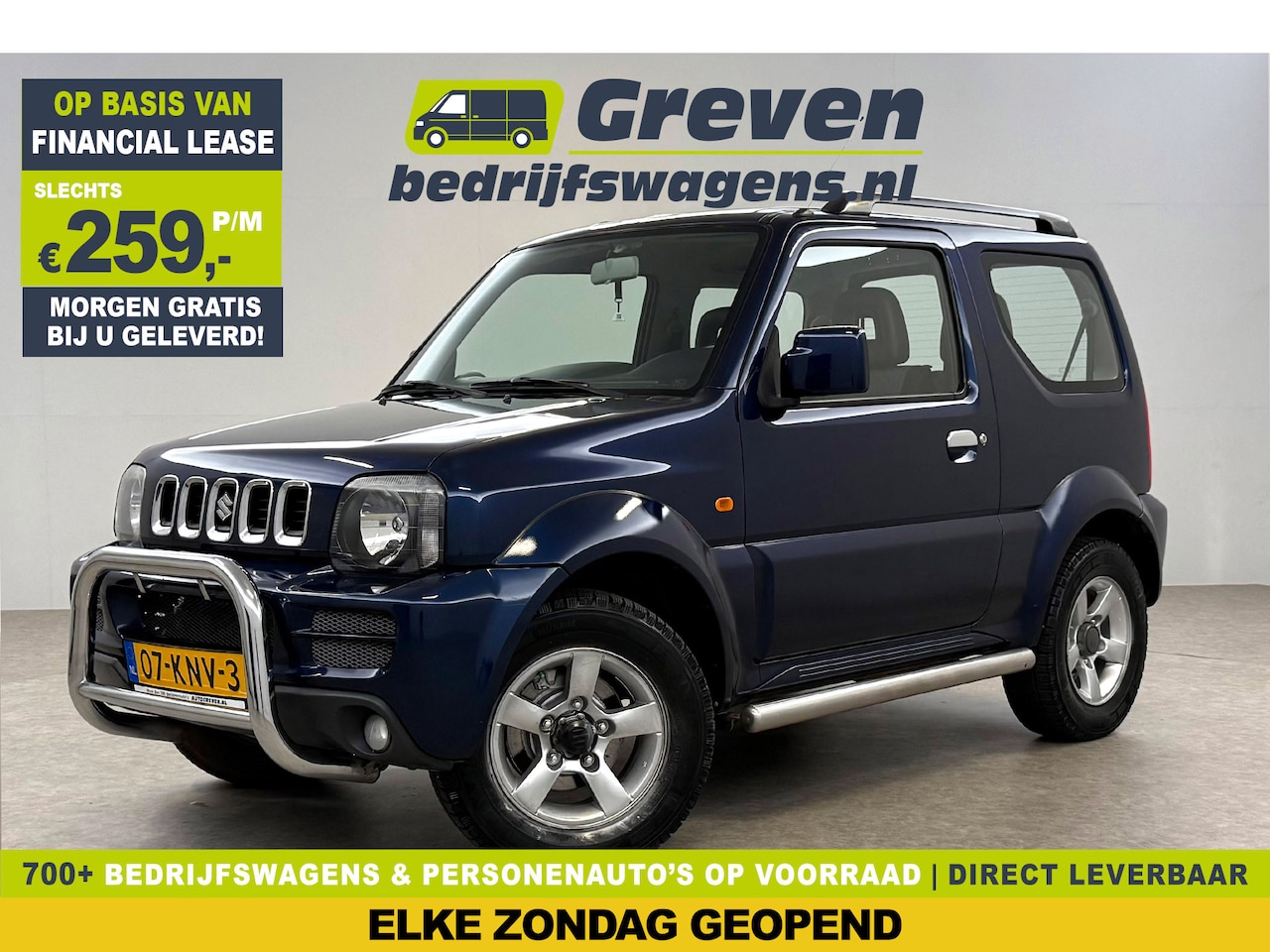 Suzuki Jimny - 1.3 Exclusive | 4x4 | Airco | Bullbar | Sidebars | 15"LMV | Elektrpakket - AutoWereld.nl