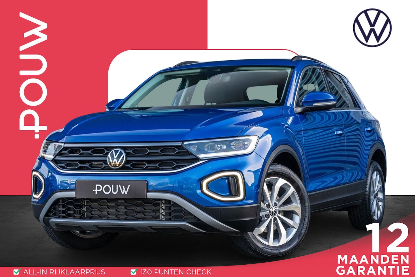 Volkswagen T-Roc - 1.5 TSI 150pk DSG Life | Apple Carplay/Android Auto | Climatronic | PDC - AutoWereld.nl