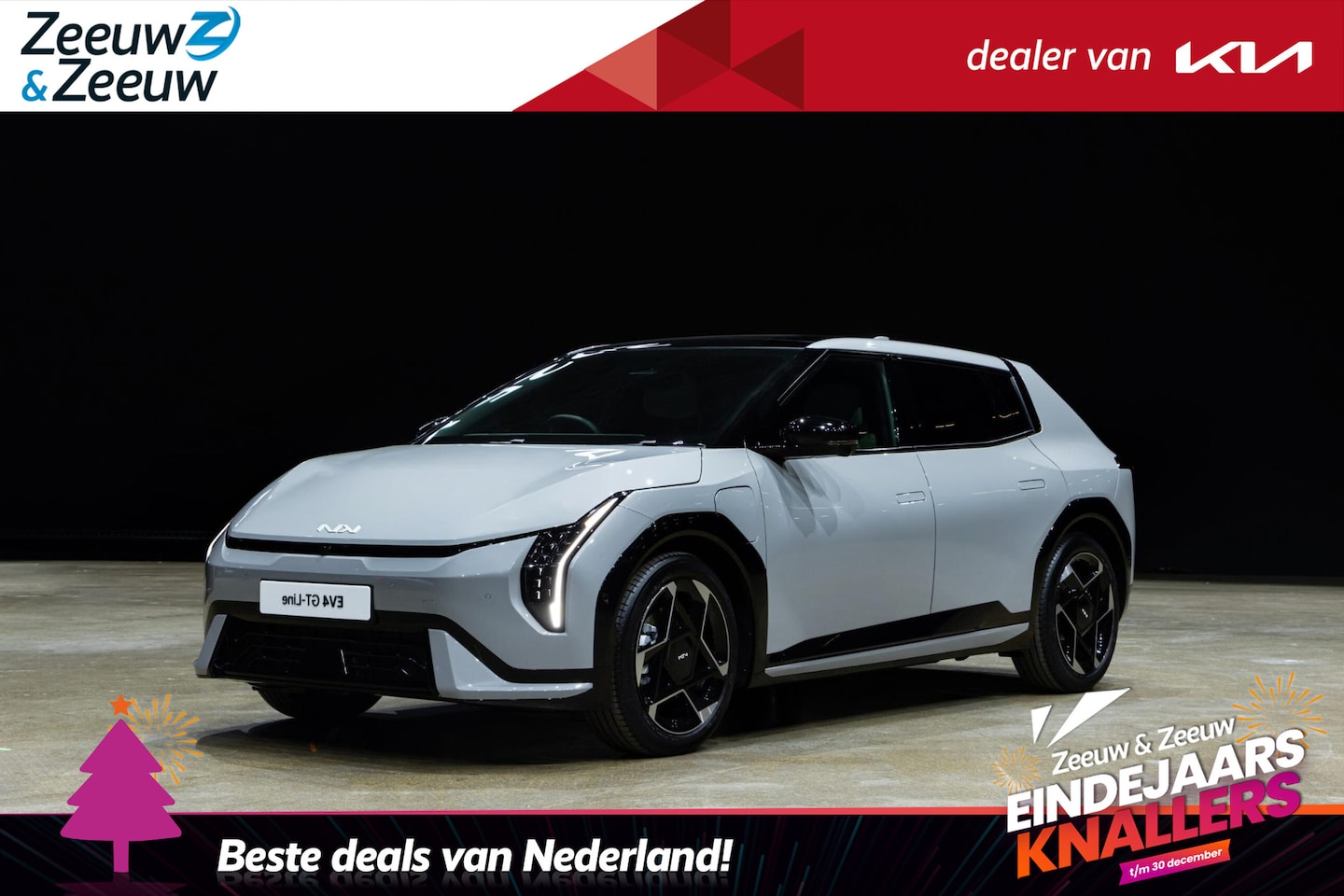 Kia EV4 - GT-Line 81.4 kWh | NIEUW MODEL | 204 pk | 595 km actieradius | NU €2000,- Inruilpremie | B - AutoWereld.nl