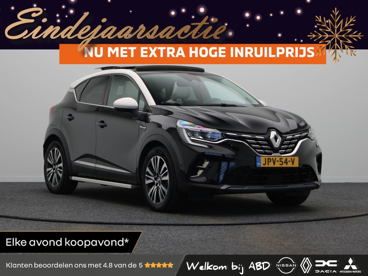 Renault Captur - Phev 160pk Initiale Paris | Panoramisch dak | Leder | Elektr.best.stoel | Clima | Bose Aud - AutoWereld.nl