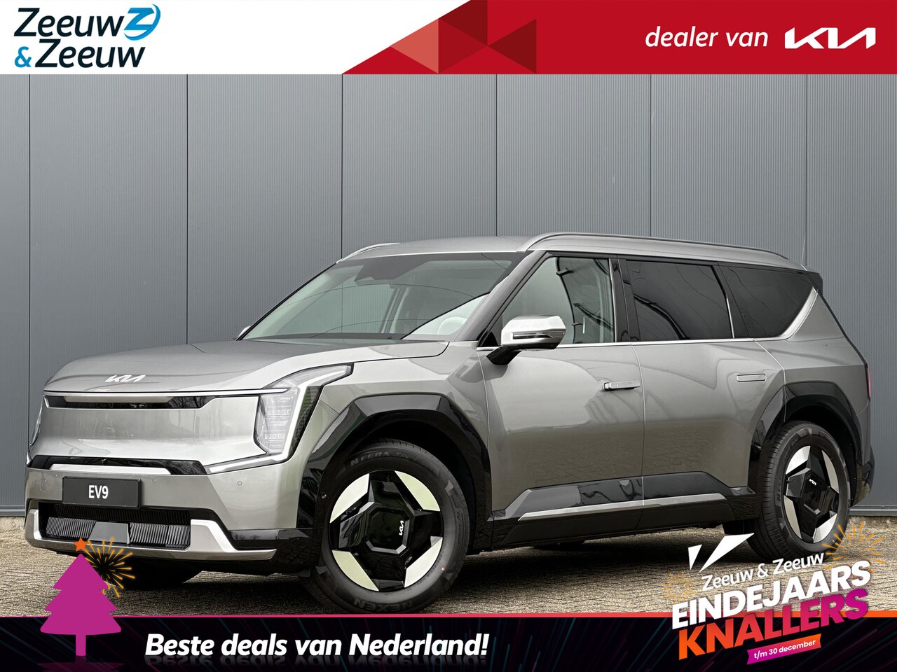 Kia EV9 - Air 99.8 kWh | *Niet op voorraad* | *Nu te bestellen* | 563KM WLTP | 7 zits | Navi | Clima - AutoWereld.nl