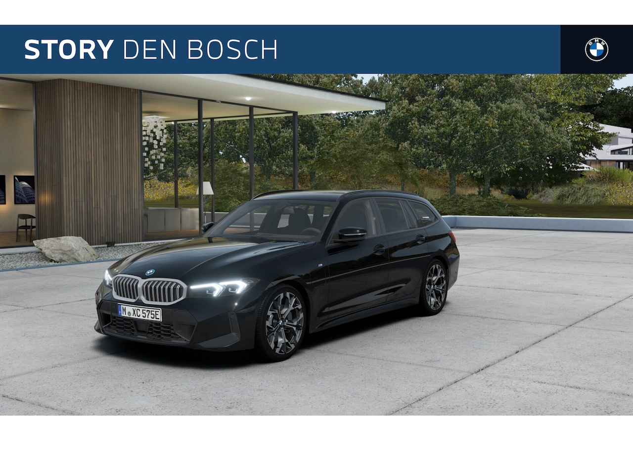 BMW 3-serie Touring - 330e M Sport Automaat / Sportstoelen / Achteruitrijcamera / Active Cruise Control / Parkin - AutoWereld.nl