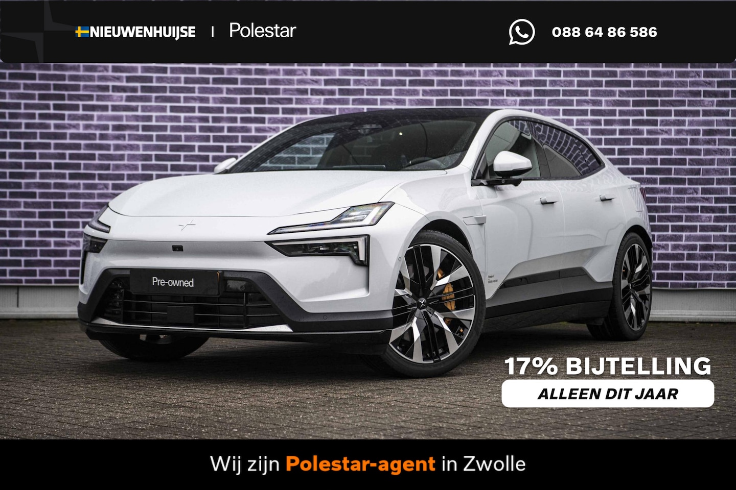 Polestar 4 - Long Range Dual motor 100 kWh | 22 kW lader | 22" Performance velgen | Pilot Pack | Plus - AutoWereld.nl