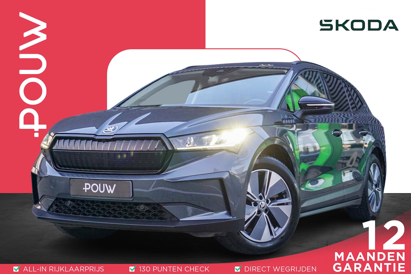 Skoda Enyaq iV - 60 180pk | Travel Assist | Stuur/Stoelverwarming | Side Assist - AutoWereld.nl