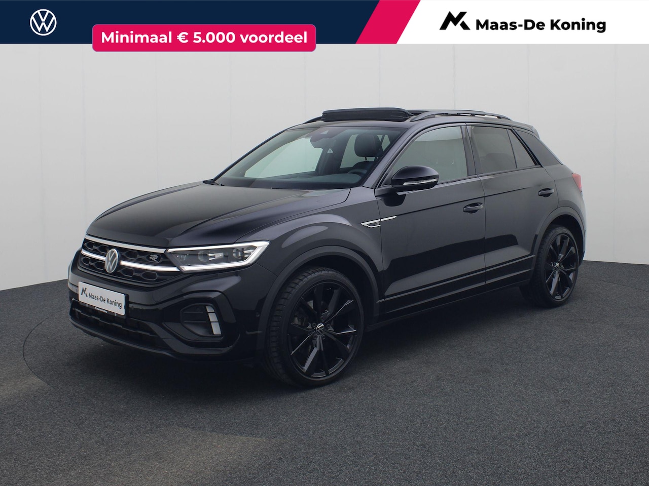 Volkswagen T-Roc - 1.5TSI/150PK R-line Black Style DSG · Panoramadak · Trekhaak · BEATS Audio · Apple/Android - AutoWereld.nl