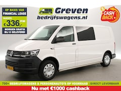 Volkswagen Transporter - 2.0 TDI L2H1 | 140PK | DC | Airco | Trekhaak | Elektrpakket