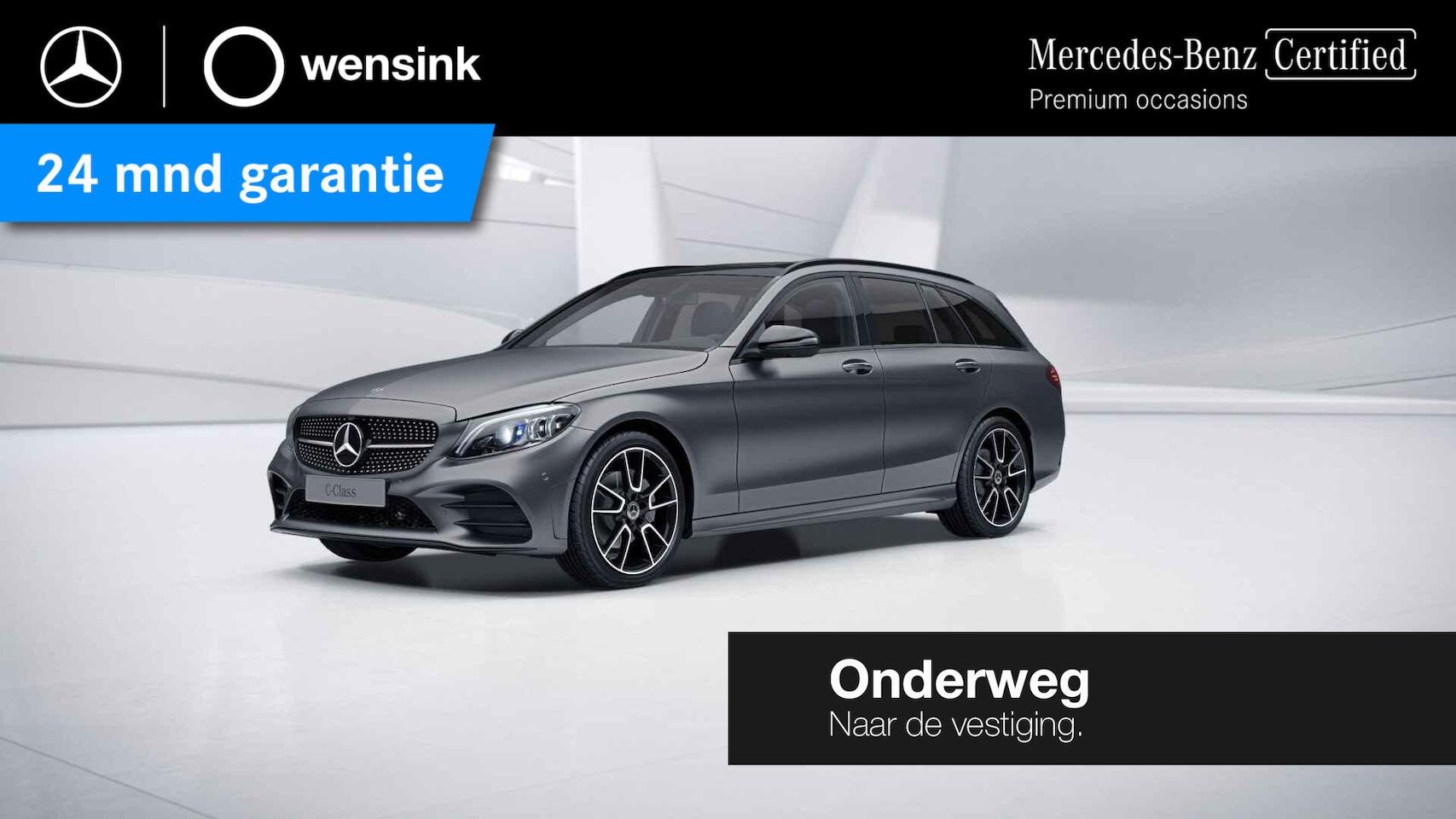Mercedes-Benz C-klasse Estate - 180 Premium Plus Pack | AMG | Night | 360 graden camera | Sfeerverlichting | Burmester | W - AutoWereld.nl