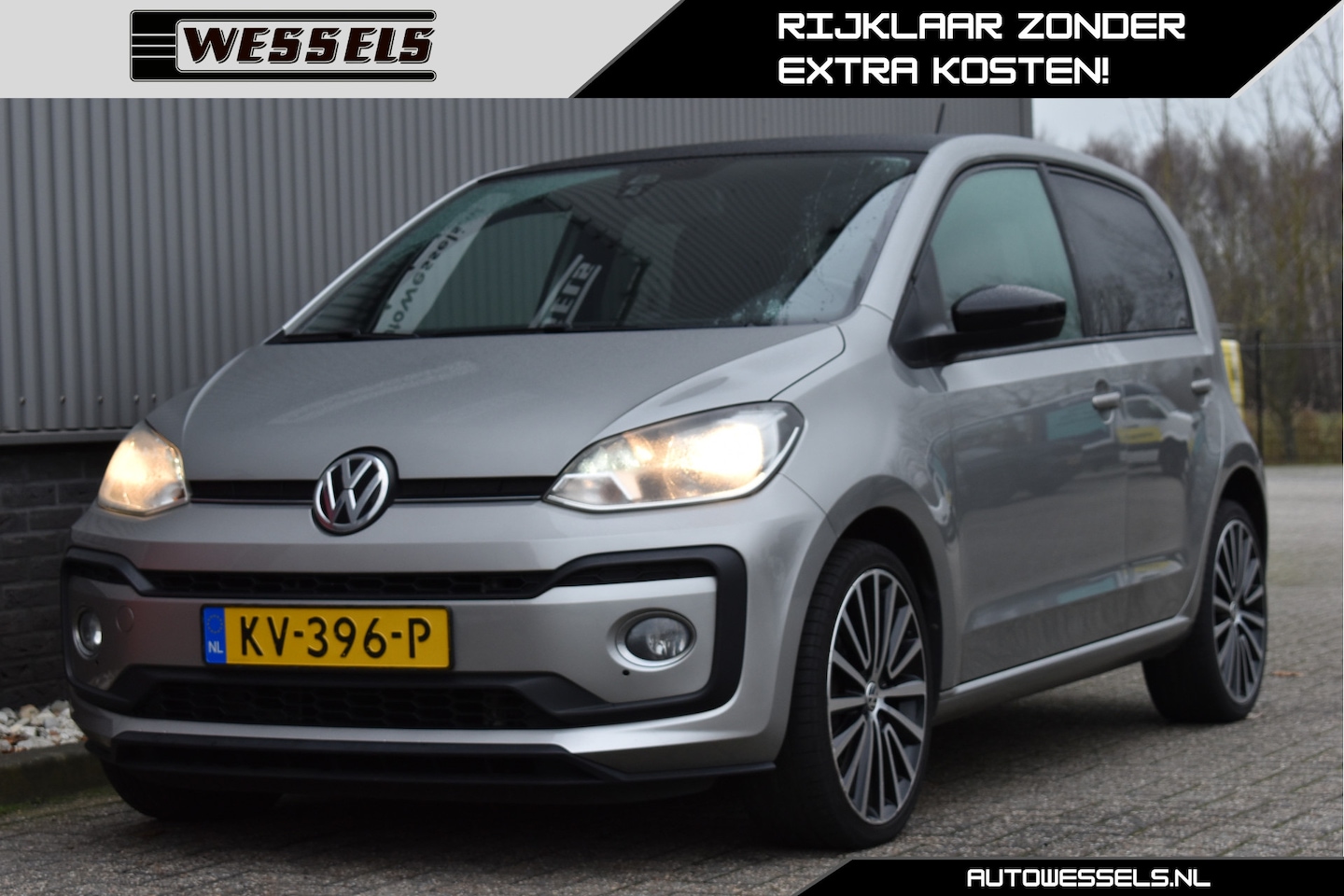 Volkswagen Up! - 1.0 TSI BMT high up! 1.0 TSI BMT high up! 90PK, Leder, Stoelverwarming,17 inch, PDC, Multi-stuur, DAB - AutoWereld.nl
