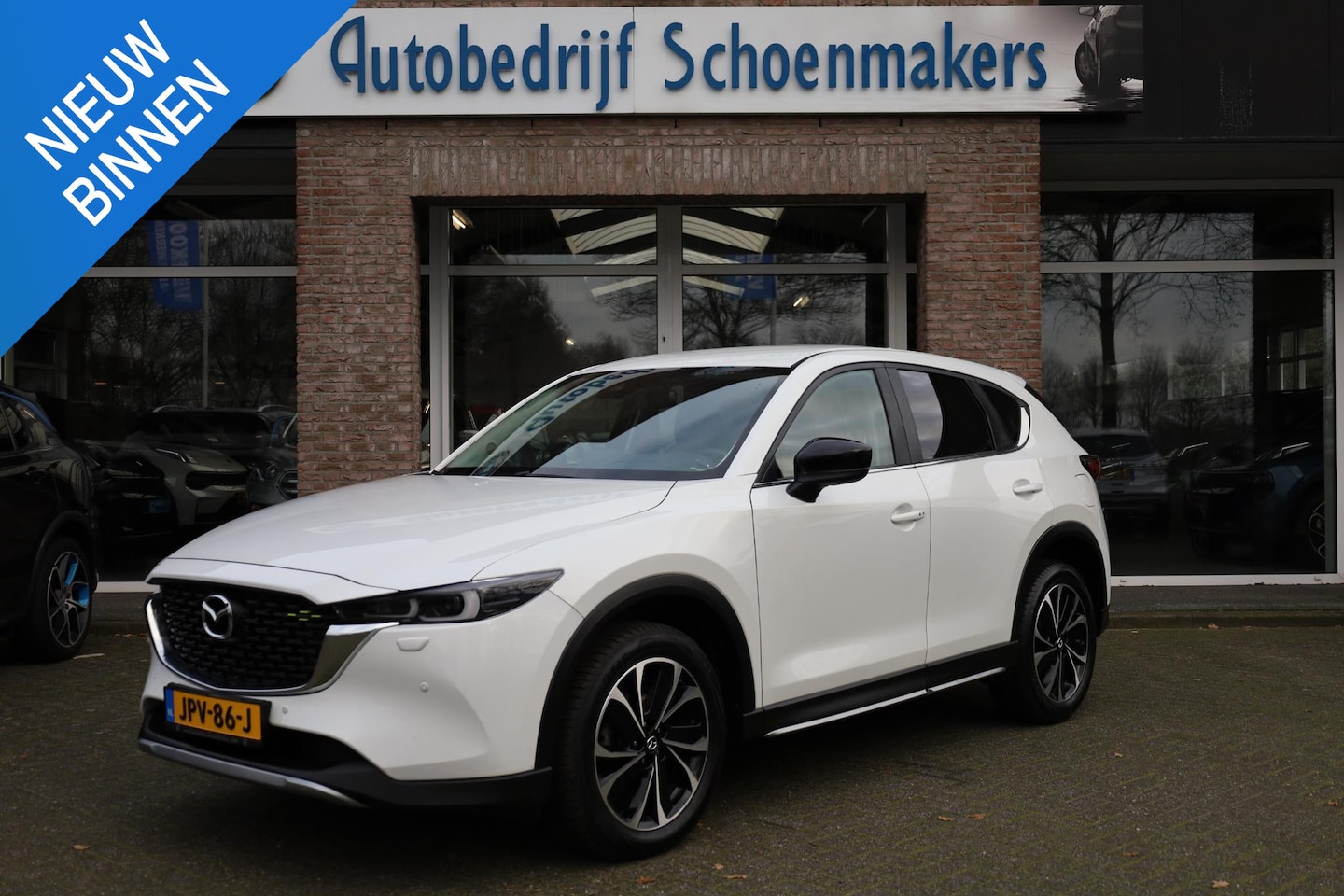 Mazda CX-5 - 2.0 e-SkyActiv-G M Hybrid 165 Newground HUD CARPLAY LEER/ALCANTARA 360-CAMERA STOEL/STUURV - AutoWereld.nl