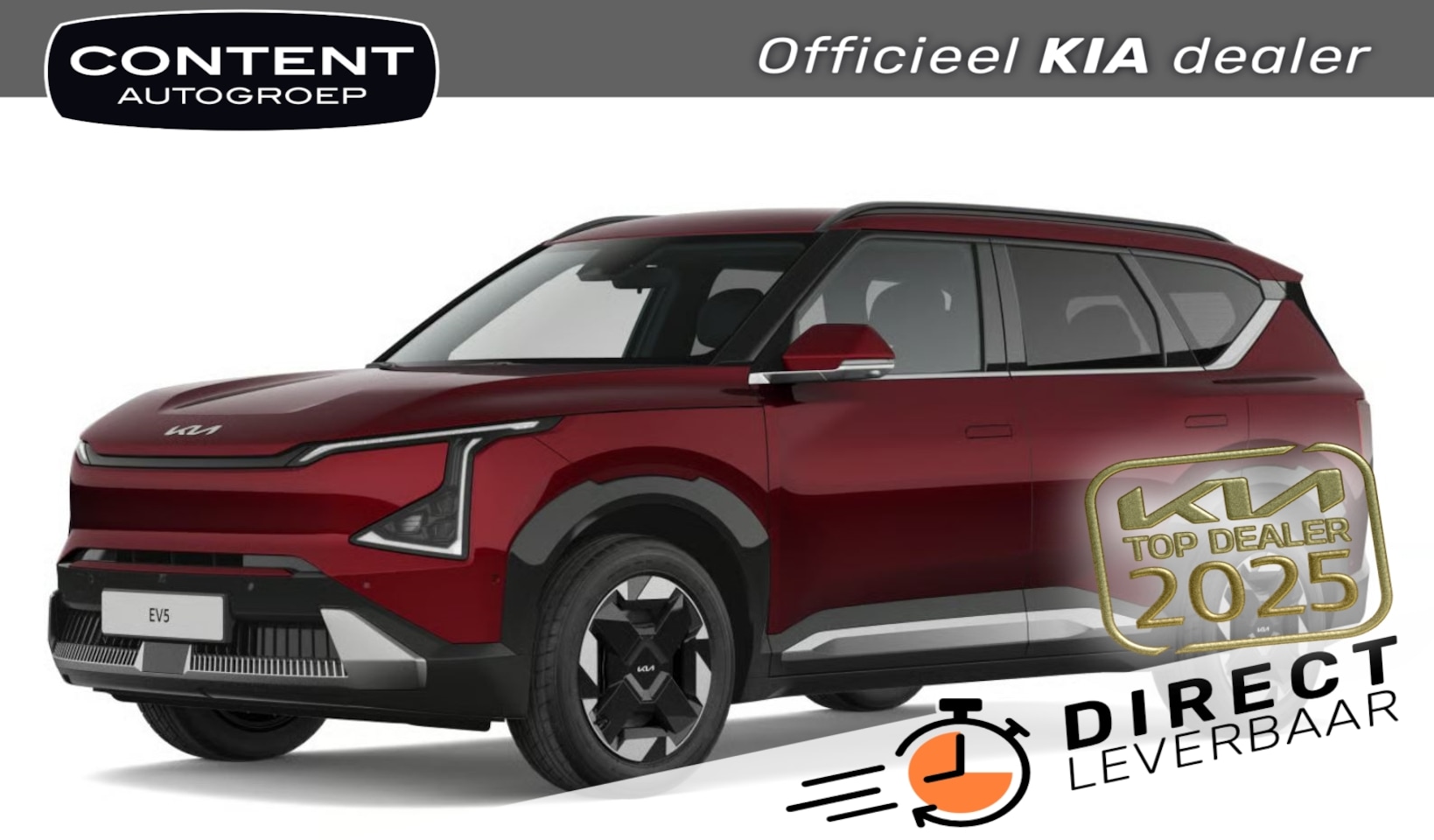Kia EV5 - 81,4 kWh 217pk 2WD Plus | NU TE BESTELLEN! - AutoWereld.nl