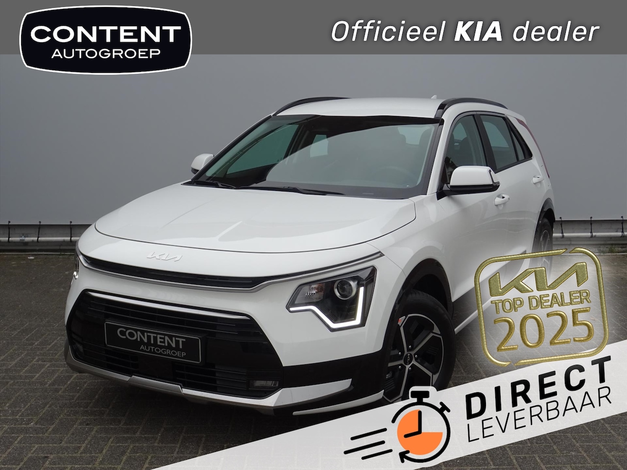 Kia Niro - 1.6 GDi Hybrid 129pk DCT6 DynamicLine SNEL LEVERBAAR - AutoWereld.nl
