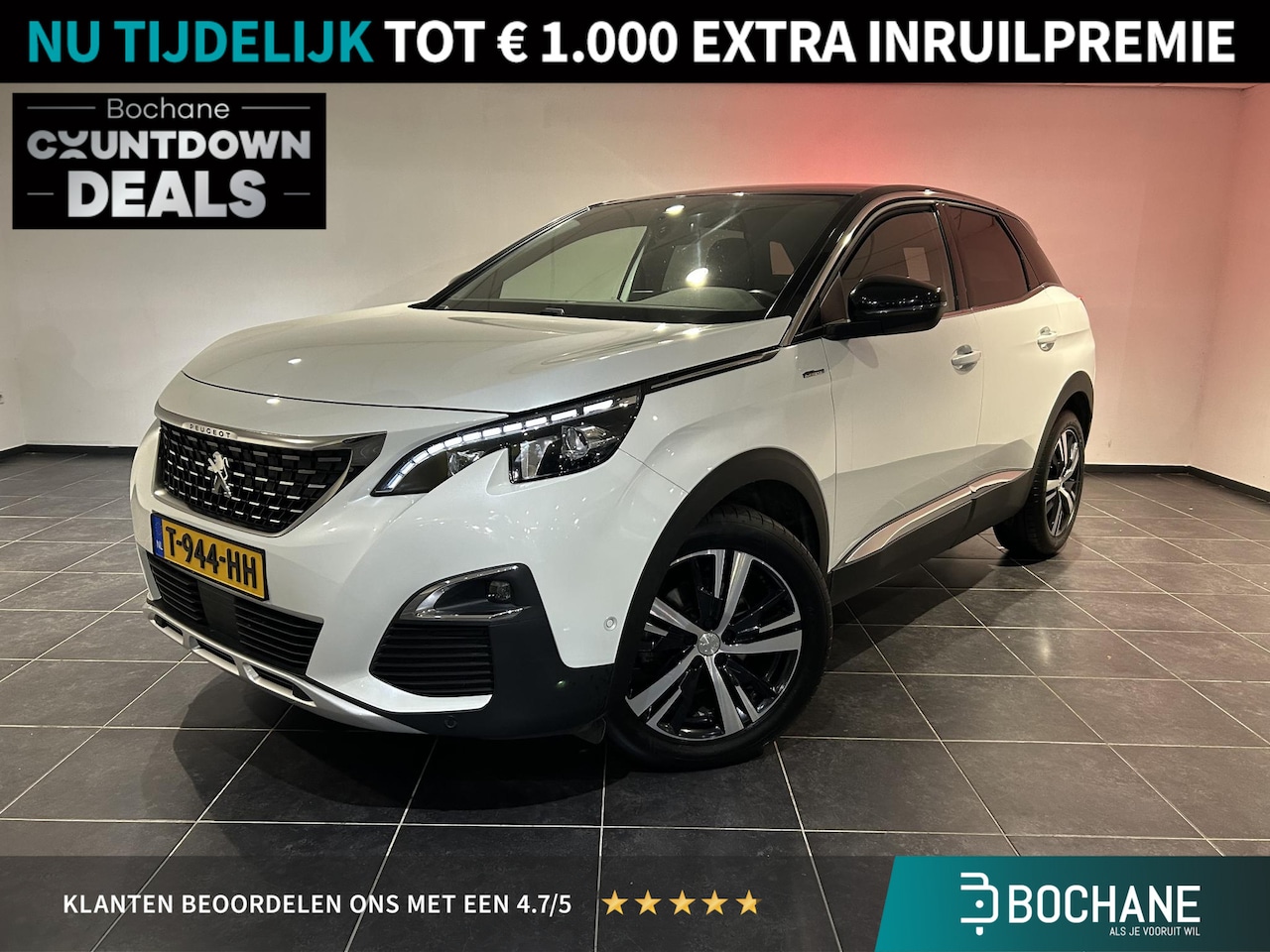 Peugeot 3008 - 1.6 PureTech GT Line | Apple Carplay/Android Auto | Trekhaak | Stoelverwarming | Elektrisc - AutoWereld.nl