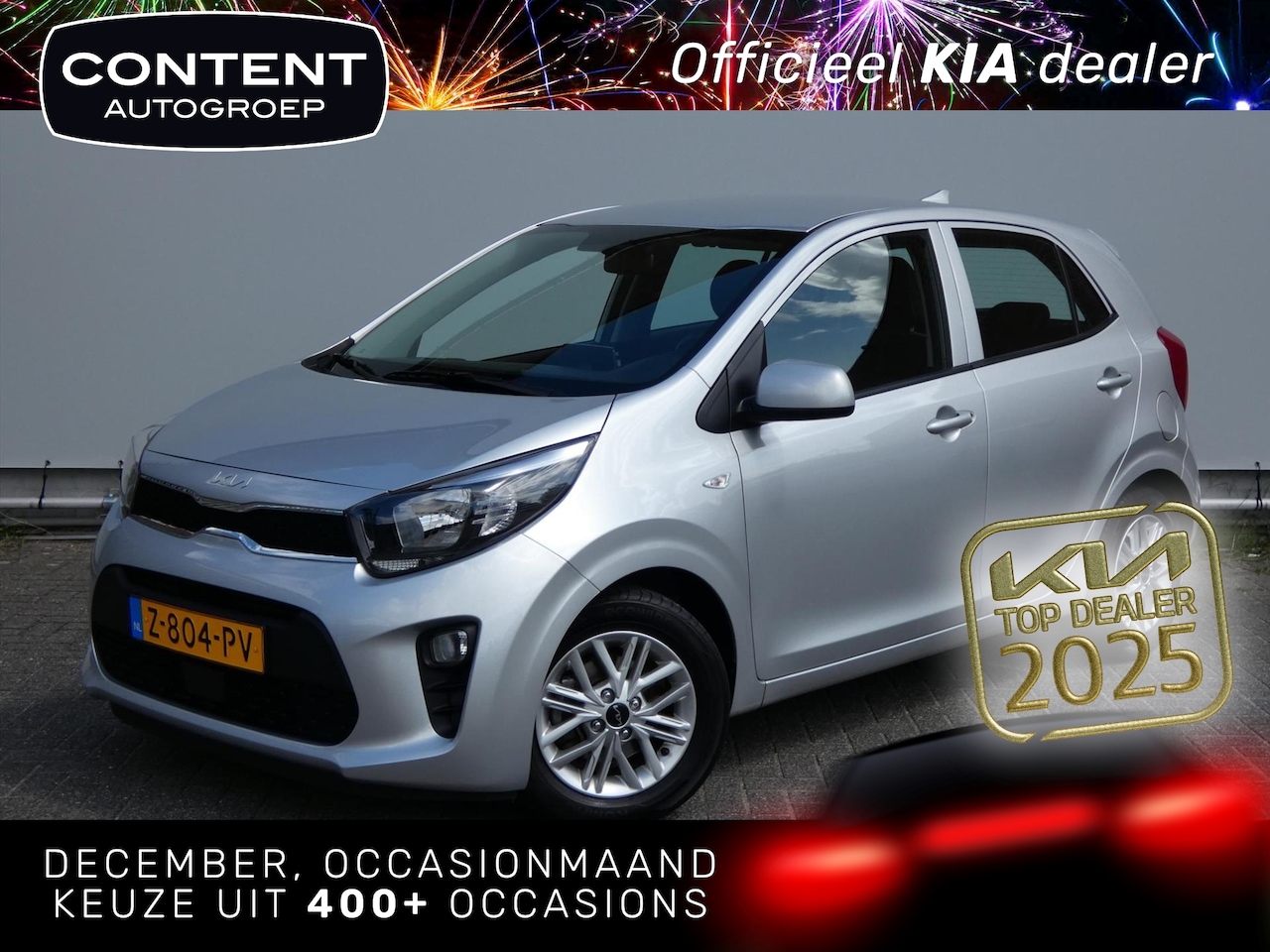 Kia Picanto - 1.0 DPi AMT 67pk 4-zits DynamicLine | Automaat | Apple Carplay | Android Auto - AutoWereld.nl