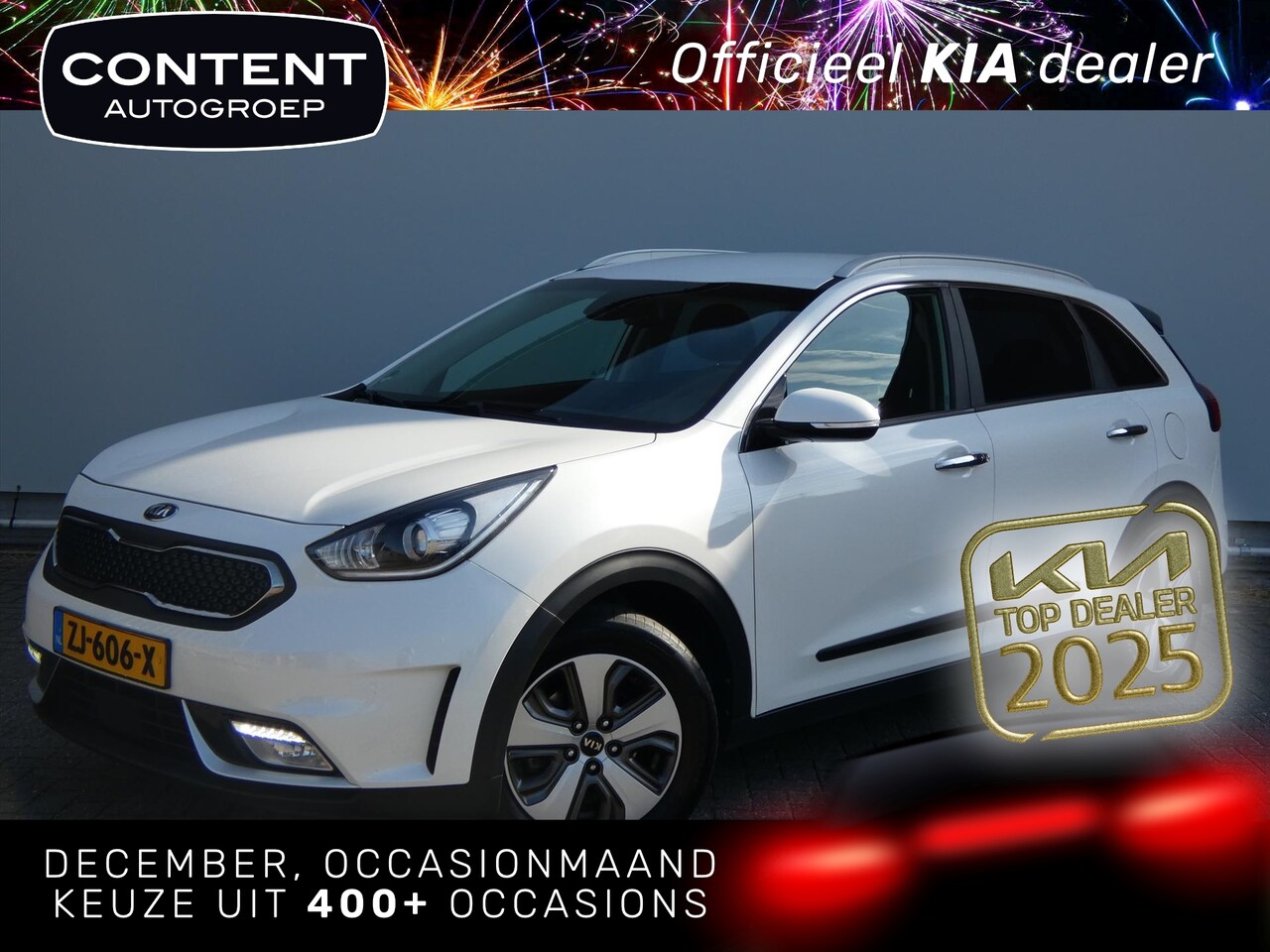 Kia Niro - 1.6 GDi Hybrid DynamicPlusLine |Leder |Navi - AutoWereld.nl