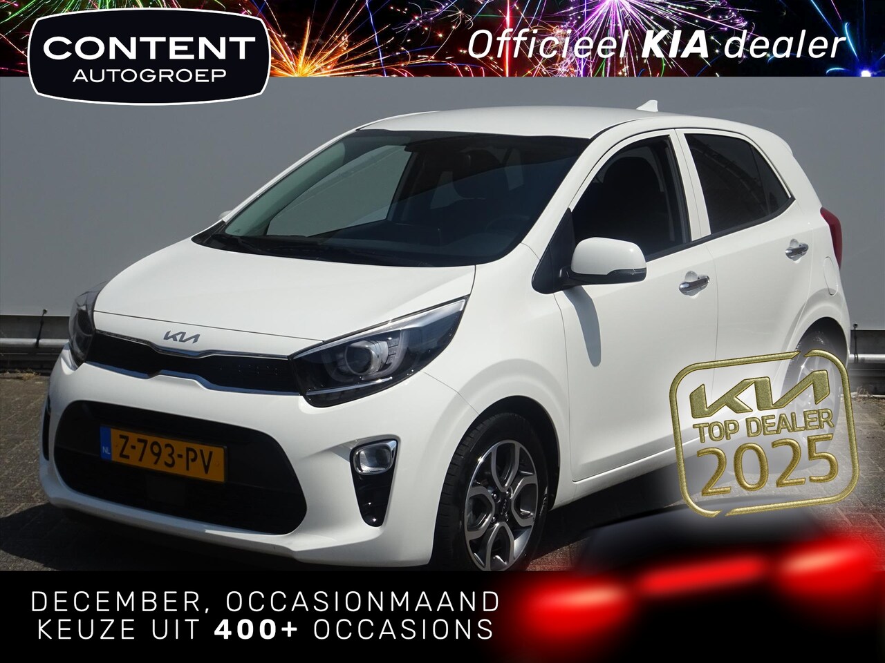 Kia Picanto - 1.0 DPi 67pk 4-zits DynamicPlusLine | Navigatie | Cruise Control - AutoWereld.nl