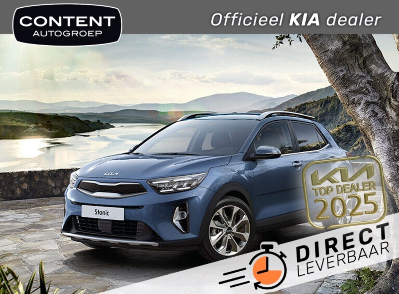Kia Stonic - 1.0 T-GDi DynamicPlusLine 100PK I Nieuw te bestellen - AutoWereld.nl