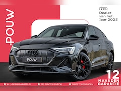Audi e-tron Sportback - 55 Quattro 408pk S Edition 95 kWh | Panoramdak | Luchtvering | B&O | Keyless | Elek. Sport